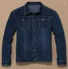 Men's Jackets Plus Size 8XL 7XL 6XL Men Denim Fashion Cowboy Motorcycle Jacket Coat Classic Casual Loose Chubby Outwear1