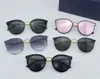 Designer solglasögon klassiska märke män kvinnor glasögon utomhus nyanser pc ram mode dam uv400 solglasögon speglar