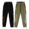 Mens Pants High Street Sweatpants Foaming Printing Leggings Embroidery Causal Sports Trousers black sport long pant