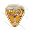 Men Fan Player 6 Name Soler Freeman Albies 2021 2022 World Series Baseball Braves Championship Ring مع Wooden Display Box Hirvir