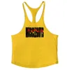 Фитнес -одежда для фитнеса бодибилдинг стрингер -майки мужски хлопковое изогнутое хэм y назад рубашка рубашка для рубашки.