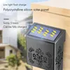 벽 램프 태양열 갑판 조명 야외 LED 정원 장식 울타리 방수 무선을위한 방수 방수 무선