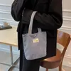 Bolsas de noite bolsa velado saco reutilizável compra casual toupe