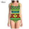 Est Bohemian Tribal Totem 3D Print Girls Onepiece Summer Bathing Sude Sleeveless Slim Sexig Women Fashion Swimsuit 220617