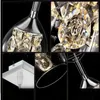 Pendant Lamps European Crystal Chandelier Restaurant Lighting Creative Bedroom Living Room Dining Table Three Head WF1016552Pendant