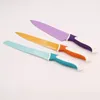 New Kitchen Knife Color Chef Knifes 5-piece Set With Acrylic Stand