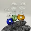 Multi Colors Glass Oil Burner Pipe Thick Pyrex Colorful Tube Good Airflow Smoking Pipe Tobacco Herb Hand Spoon Pipes