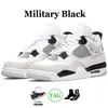 4s Avec Boîte Hommes Chaussures De Basketball Salle Désordonnée 4 Militaire Chat Noir Artisanat Toile Infrarouge Chrome Feu Rouge Femmes Chaussure Sport Rouge Tonnerre Cool Gris UNC Toro Bravo Seafoam