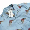 Mäns avslappnade skjortor män kvinnor vintage hawaii t-shirt topp tees kläder tiger full wacko maria shirtmen's