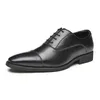 HBP Scarpe eleganti da uomo Scarpe in pelle con suola morbida Tre snodi interni Innalzamento interno Abito formale da lavoro Oxford Punta con lacci Taglia 38-45 220729