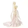 25cm 세일러 문 애니메이션 인물 Tsukino 웨딩 드레스 수집 가능한 모델 장난감 장난감 PVC 액션 입상 선물 T200413271T