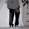 Uncledonjm Haft Spider Baggy Harem Spodnie Streetwear Mężczyźni Lato Hip Hop Casual Spodnie Moda Mężczyzna 220330