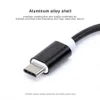 نوع USB C إلى 3.5 مم كبل صوت سماعة جاك لسيارات Samsung Galaxy S20 S21 S22 Ultra Note 20 Plus USB C إلى 3.5 AUX Cable