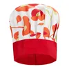 Set di grembiuli per bambini per ragazza e ragazzo 4 pezzi Include grembiule per bambini Cappello da cuoco Guanto da forno Cuscinetto caldo per vestire Costume da cuoco Gioco di ruolo Fiore rosso