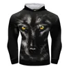 Herrenpullover Cody Lundin 3D-Digitaldruck Pullover mit Hut Hoodies Gym Sweatshirts Animal Bodybuilding Sportwear MMa Rashguard Hoodie