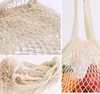 DHL Delivery Shopping Bags Borse Shopper Tote Mesh Net Woven Cotton Bags String Riutilizzabile Fruit Storage Bag Borsa-Riutilizzabile Home Storage-Bag