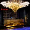 Black Stone Pendant Lamp Led Staircase Chandeliers Project Custom Any Size Light Art Designer Large Hotel Lobby Stones Hanging Lamps