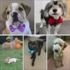 Dog Apparel Pet Dogs Bow Ties Collar Adjustable Cat Bows Ties Neck Small Medium Pets Grooming Accessories Dog GB0909