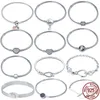 925 Sterling Silver Charms Classic Series 100 ٪ 925 Beads Original Fit Pandora Bracelet Jewelry Making DIY Gift