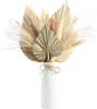 Flores decorativas Guirnaldas 18 piezas Hojas de palma secas Pampas Hierbas Ramas Decoraciones de hierba Decoraciones de fiesta para boda Hogar Boho DecorsDeco