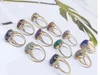Bandringen sieraden nieuwste 30 stuks/veel natuurlijke edelsteen kristal bohemia mix stijl ros￩gouden ontwerpen voor dames en mannen modefeest charme