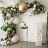 Party Decoration Chrome Gold Champagne Balloon Baby Shower Garland Arch Birthday Decor Kids to Be Bride Boho Wedding BalloonParty