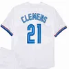 Maglia da baseball vintage Chen37 Toronto Roy Halladay Joe Carter Roberto Alomar Jose Bautista George Bell ROGER CLEMENS Tony Fernandez Guerrero Jr.