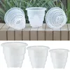 7 Pouces Mesh Pot PP Clair Orchidée Fleur Conteneur Planteur Durable Charnu Avec Des Trous De Jardinage Décoration Y200709