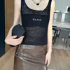 Weste Damen Tank Camis Designer Sommer Kurze Hemden Ärmelloses T-Shirt Hollow Out Lady Slim Tees Tops Atmungsaktive Westen