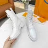 2022 Fashion Ladies Territory Flat Ranger Martin Boots Dames Fall Winter Platform Ankle Boots