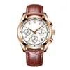 6-pinowy zegarek wielofunkcyjny Automatyczny sport biznesowy Importowany Crystal Soczewki Stal nierdzewna Watchl1