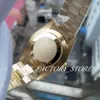 Mänstorlek Titta på Super BP Factory 228238 40mm V2 Rostfritt stål Armband Gold Diamond Dial 2813 Automatisk rörelse Dual Date Sapphire Glass