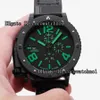 Hot 53MM U-42 Unicum Luxury Mens Watch Sport Diving Watch Titanium Case Swiss vk quartz Chronograph Sapphire Luminous Waterproof