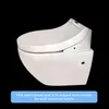 Ecofresh siège de toilette intelligent en forme de D couverture de Bidet électrique chaleur double buse lavage doux massage à sec ajustement toilette murale