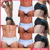 8pcs rahat seksi adam iç çamaşırı kısa erkekler külot yeni pamuk içi iç gey külot jockstrap erkekler brifs sexi t220816