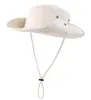 Skąpy brzeg kapeluszu Connectyle Men's Women Boonie Sun Hat szeroko oddychające bawełniane safari z paskiem