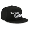 قبعات كرة القدم الجديدة Team Team Black Color Cap Snapbacks قابلة للتعديل المزيج المماثل طلب جميع Caps أعلى جودة القبعة LAS