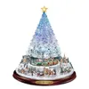 Decorazioni natalizie albero rotante rotante per la scultura decorazione decorazione per finestre inverno arredi per la casa 2022 navidadchristmas3095372