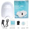 Detox Ionic Foot Spa Bath Massager Machine Electric FootBath Cleanse Footspa Vibrating Whirlpool Care Arrays Aqua Health Therapy