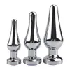 3pcs/set Anal sexy Toys Metal Small Butt Plug Tail Funny Stainless Steel for Women Gay Beads