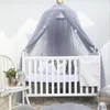 Cortina de copa da cama de líquido de mosquito Baby em torno da tenda suspensa da rede de cúpula para crianças da decoração do quarto de bebê adereços 974 D3