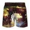 Heren shorts Casual Men Pants Trendyol schilderen Running Heren kleding Kleding Oversize Basketball Sports Summer Man Rokmeen's