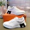 Elegante topkwaliteit Bouncing sneakers schoenen voor mannen technisch canvas suède geitenhuid sportlicht enige trainers Italië merken heren casual wandelen EU38-46.box