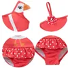 Maillot de bain une pièce pour bébés filles, mode d'été, bikini, vêtements pour enfants, empêche de se prélasser dans des vêtements à séchage rapide