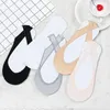 Socks & Hosiery 1Pair Spring Summer Women Solid Color Fashion Wild Shallow Mouth Invisible Film Slipper Soft SockSocks