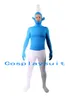 أزياء COSPALY COSPALY COSPALY CASSUTION أبيض وأبيض مزيج للحيوانات لعب الكامل جسم اللوحة الجوارب UNITARD LYCAR ZENTAI بذلة CAN