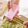 Draagbare huishoudelijke mini-afdichting machine tas clips reizen voedsel plastic zak handdruk puls hitte sealer