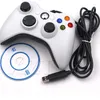 Controladores de jogo Joysticks 1pcs USB Wired Joypad Gamepad para PC Controller Microsoft System Win7/10 Black White Phil22