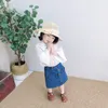 Summer Children s straw hats Baby girls breathable lace Cap bow Beach Sun Hat Wide brim Kids Princess travel sunshade 220630