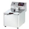 DF6L Commercial Counter Top Electric Deep Fryer Machine 1-Tank Fryer with 1 Basket for Kitchen Equipment